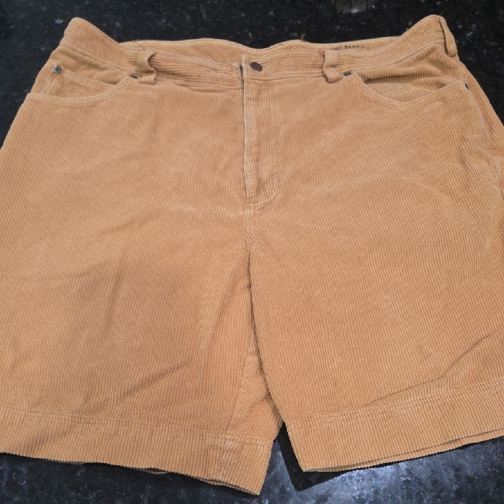 Vintage Tommy Bahama Corduroy Bermuda Shorts in Tan